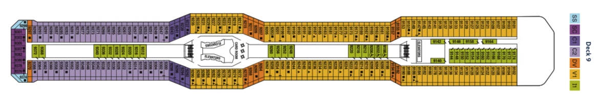 Celebrity Cruises Celebrity Solstice Deck Plan 9