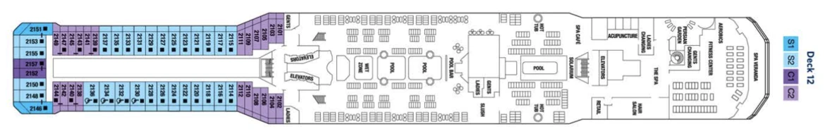 Celebrity Cruises Celebrity Equinox Deck Plan 12