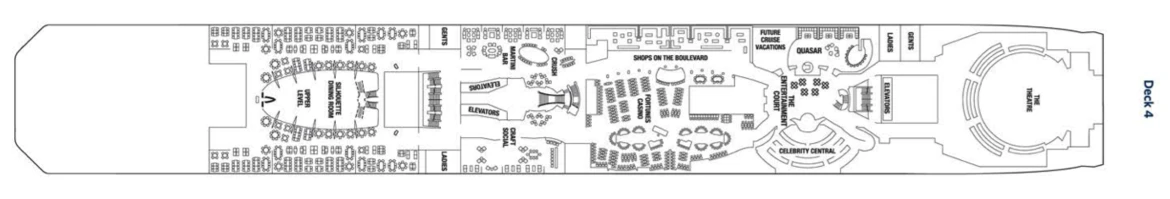 Celebrity Cruises Celebrity Equinox Deck Plan 4