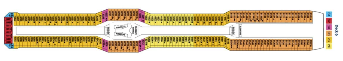 Celebrity Cruises Celebrity Equinox Deck Plan 6