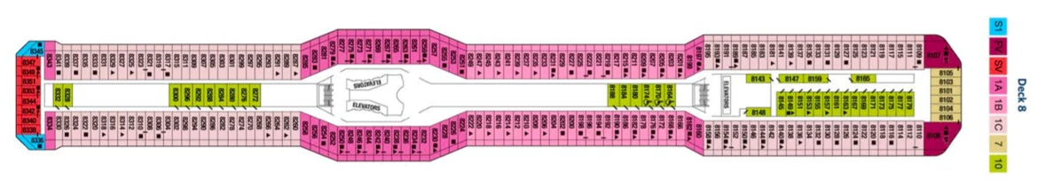 Celebrity Cruises Celebrity Equinox Deck Plan 8