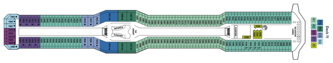 Celebrity Cruises Celebrity Eclipse Deck Plan 11