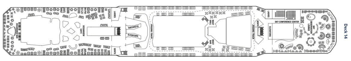 Celebrity Cruises Celebrity Eclipse Deck Plan 14