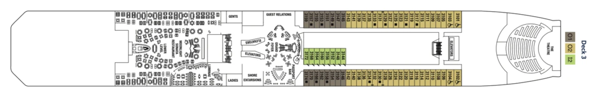 Celebrity Cruises Celebrity Eclipse Deck Plan 3