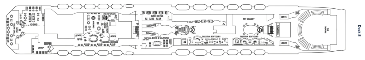 Celebrity Cruises Celebrity Eclipse Deck Plan 5