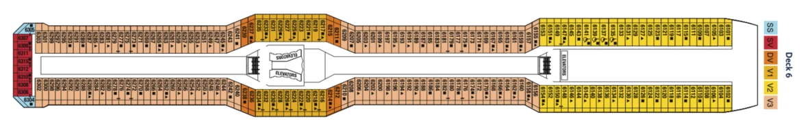 Celebrity Cruises Celebrity Eclipse Deck Plan 6