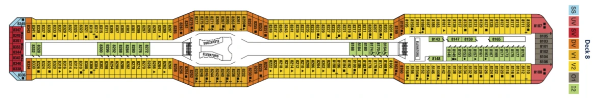 Celebrity Cruises Celebrity Eclipse Deck Plan 8