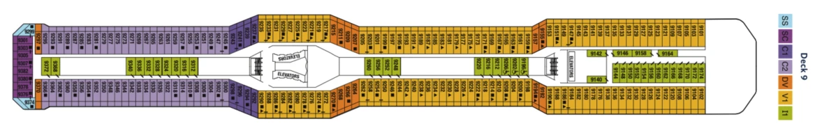 Celebrity Cruises Celebrity Eclipse Deck Plan 9