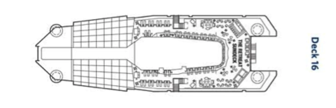 Celebrity Cruises Celebrity Silhouette Deck Plan 16