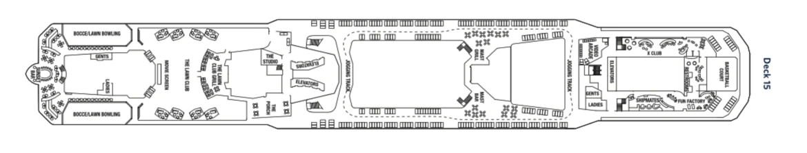 Celebrity Cruises Celebrity Reflection Deck Plan 15