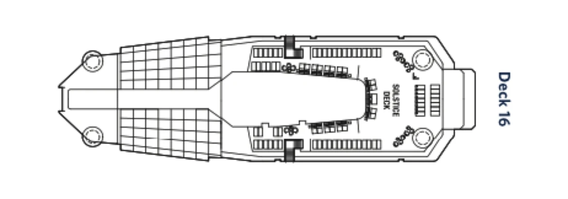 Celebrity Cruises Celebrity Reflection Deck Plan 16