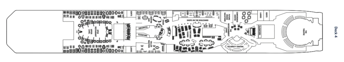 Celebrity Cruises Celebrity Reflection Deck Plan 4