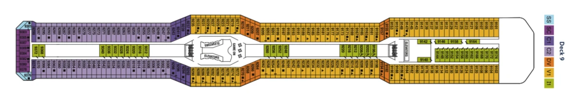 Celebrity Cruises Celebrity Reflection Deck Plan 9