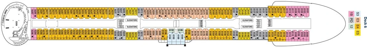 Celebrity Cruises Celebrity Edge Deck Plans Deck 6