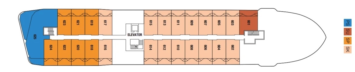 Celebrity Cruises Celebrity Flora Deck Plans Deck 6