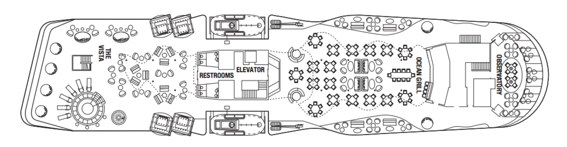 Celebrity Cruises Celebrity Flora Deck Plans Deck 7