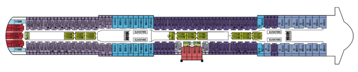 Celebrity Cruises Celebrity Apex Deck Plan 11