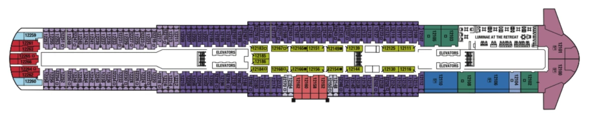 Celebrity Cruises Celebrity Apex Deck Plan 12