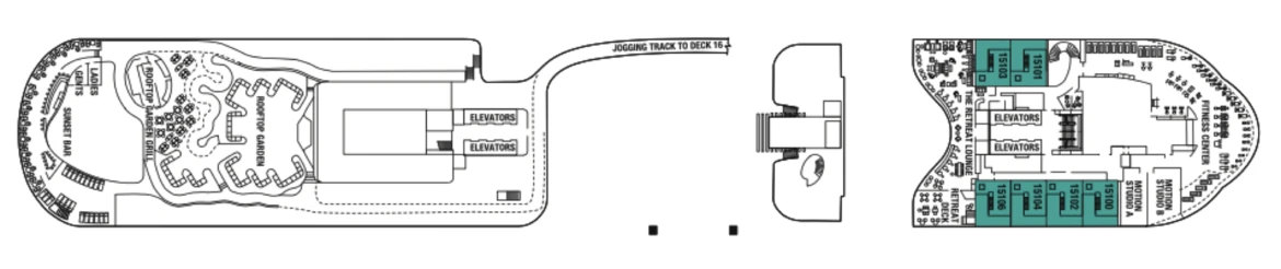 Celebrity Cruises Celebrity Apex Deck Plan 15