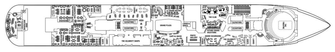 Celebrity Cruises Celebrity Apex Deck Plan 4