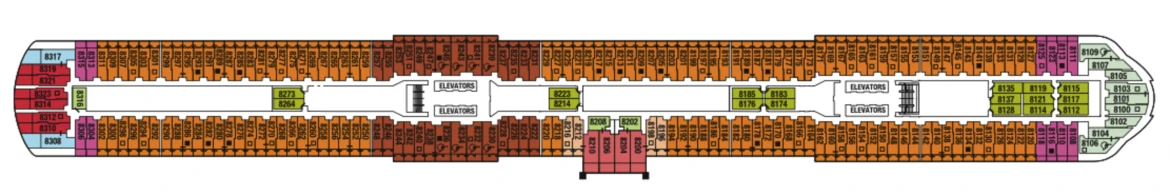 Celebrity Cruises Celebrity Apex Deck Plan 8