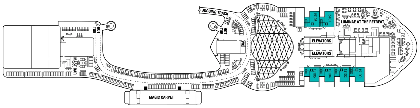 Celebrity Cruises Celebrity Beyond Deck 16