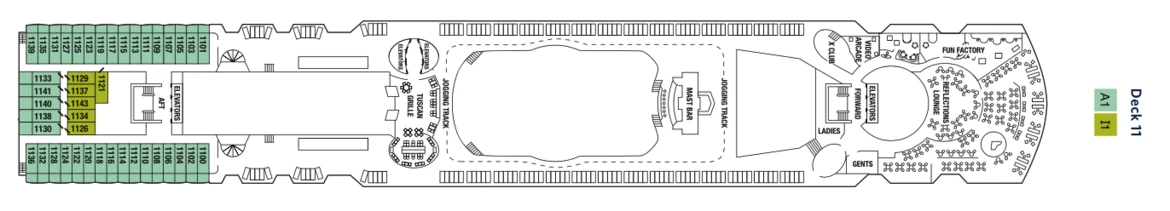 Celebrity Cruises Celebrity Constellation Deck Plan 11