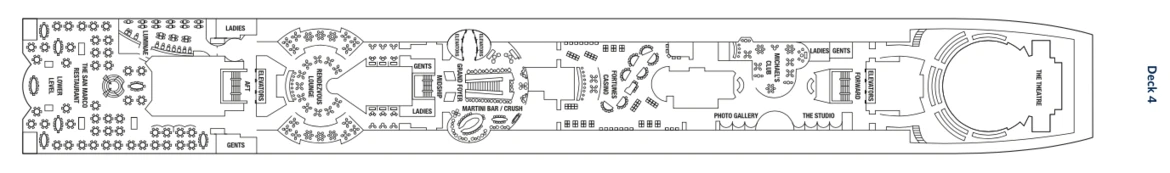 Celebrity Cruises Celebrity Constellation Deck Plan 4