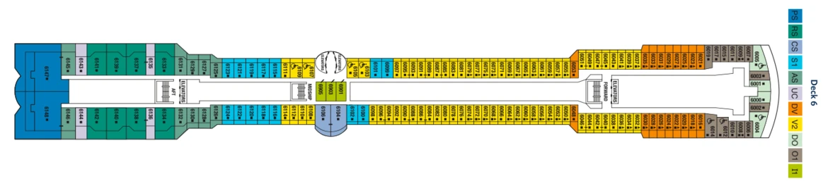 Celebrity Cruises Celebrity Constellation Deck Plan 6