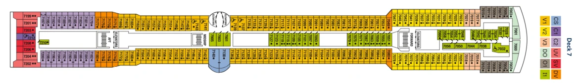 Celebrity Cruises Celebrity Constellation Deck Plan 7