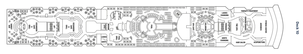 Celebrity Cruises Celebrity Infinity Deck Plan 10