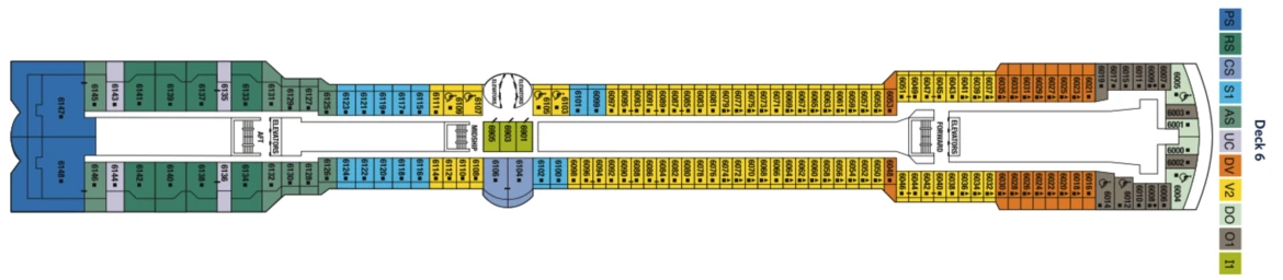 Celebrity Cruises Celebrity Infinity Deck Plan 6