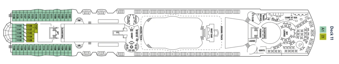 Celebrity Cruises Celebrity Millennium Deck Plan 11