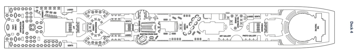 Celebrity Cruises Celebrity Millennium Deck Plan 4