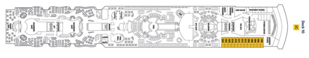 Celebrity Cruises Celebrity Summit Deck Plan 10