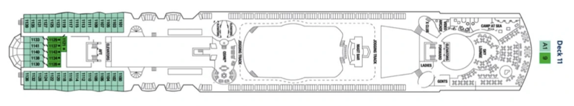 Celebrity Cruises Celebrity Summit Deck Plan 11