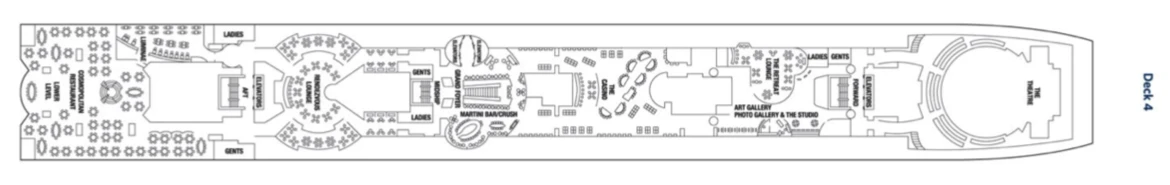 Celebrity Cruises Celebrity Summit Deck Plan 4