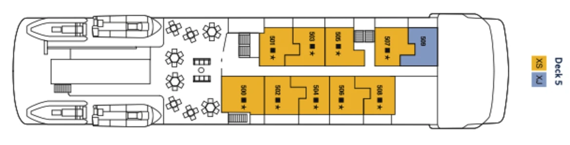Celebrity Cruises Celebrity Xpedition Deck Plan 5