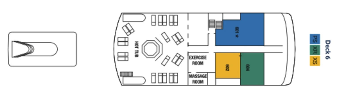 Celebrity Cruises Celebrity Xpedition Deck Plan 6