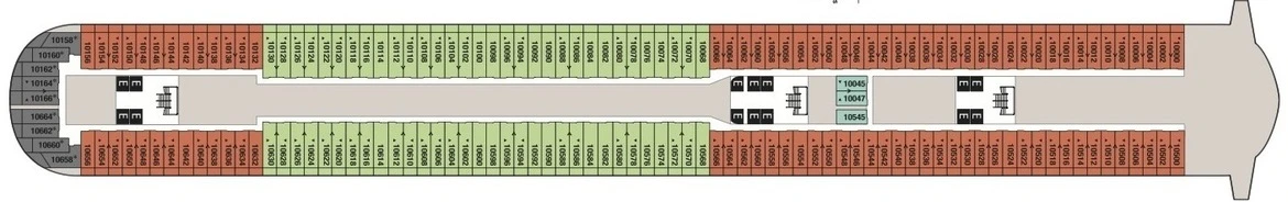 Disney Cruise Line Disney Dream &amp; Disney Fantasy Deck Plans Deck 10