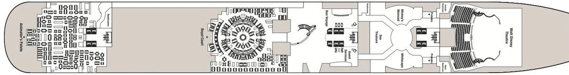 Disney Cruise Line Disney Dream &amp; Disney Fantasy Deck Plans Deck 3