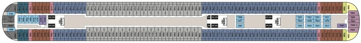 Disney Cruise Line Disney Dream &amp; Disney Fantasy Deck Plans Deck 7