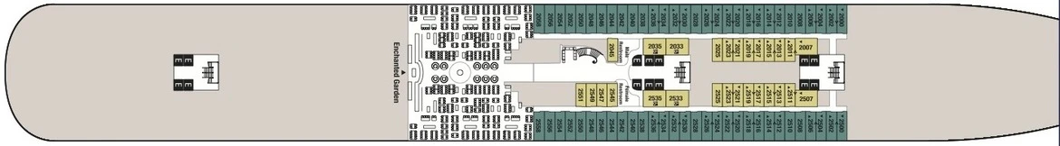 Disney Cruise Line Disney Dream &amp; Disney Fantasy Deck Plans Deck 2