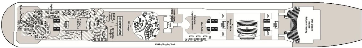 Disney Cruise Line Disney Dream &amp; Disney Fantasy Deck Plans Deck 4