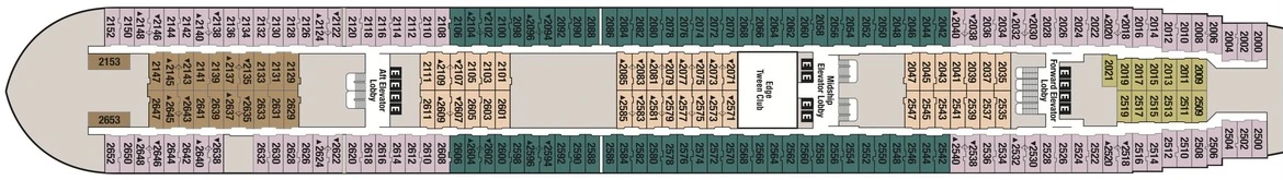 Disney Cruise Line Disney Magic &amp; Disney Wonder Deck Plans Deck 2