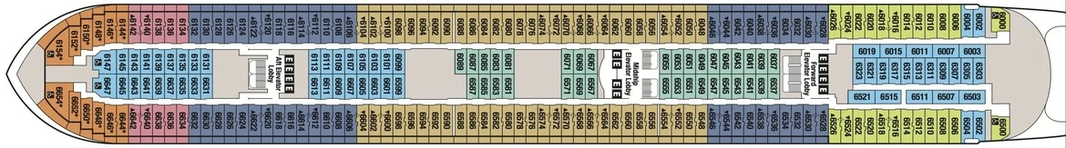 Disney Cruise Line Disney Magic &amp; Disney Wonder Deck Plans Deck 6