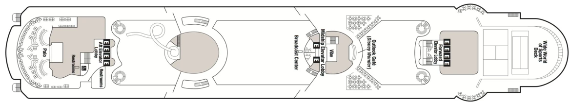 Disney Cruise Line Disney Magic &amp; Disney Wonder Deck Plans Deck 10