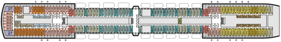 Holland America Nieuw Amsterdam Deck 4