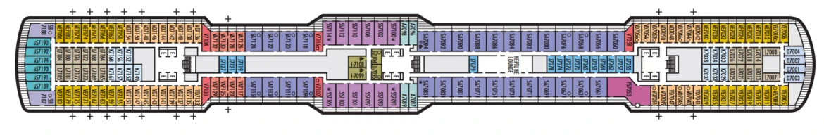 Holland America MS Nieuw Statendam Deck Plans Deck 7