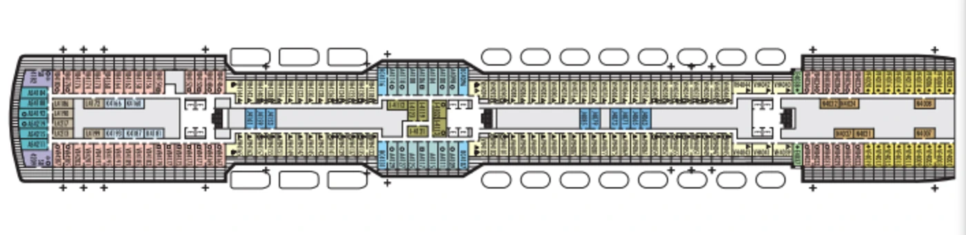 Holland America Rotterdam Deck 4 Beethoven Deck